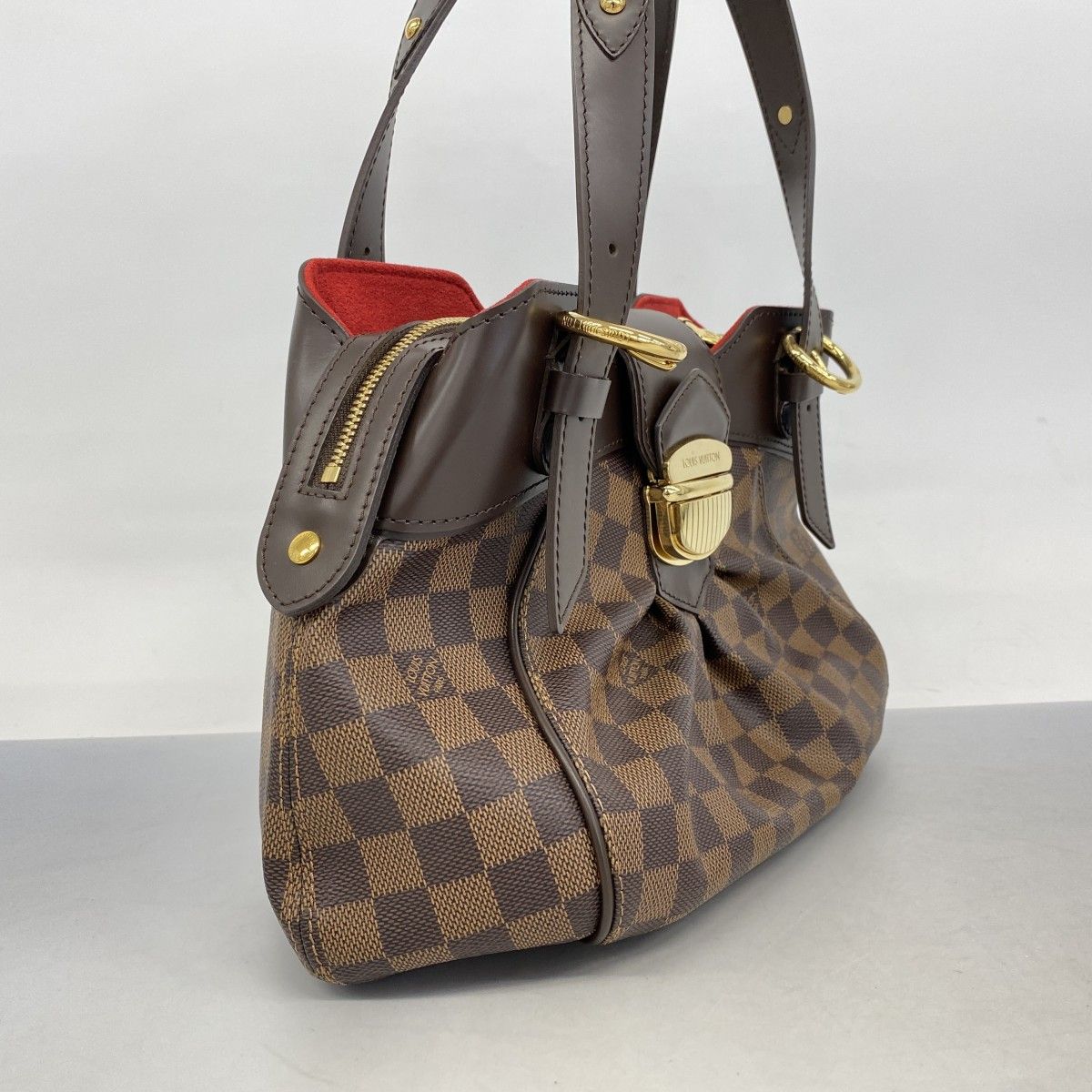 5oc1558 ルイヴィトン ハンドバッグ ダミエ システィナPM N41542 エベヌ レディース