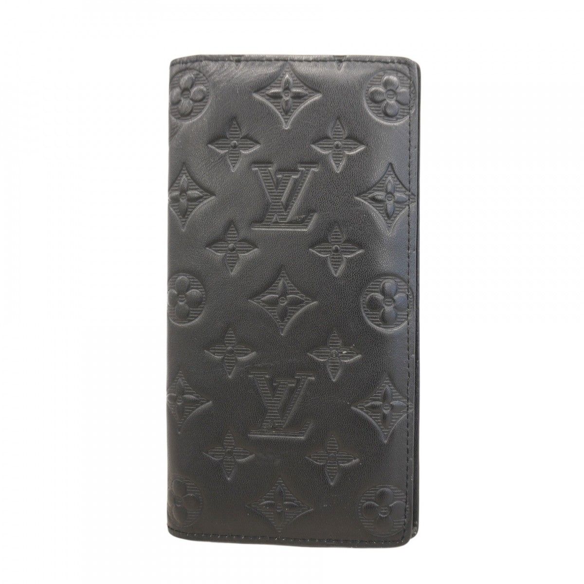 5oc1593-r ルイヴィトン 長財布 モノグラム シャドウ ポルトフォイユブラザ M62900 ブラック メンズ