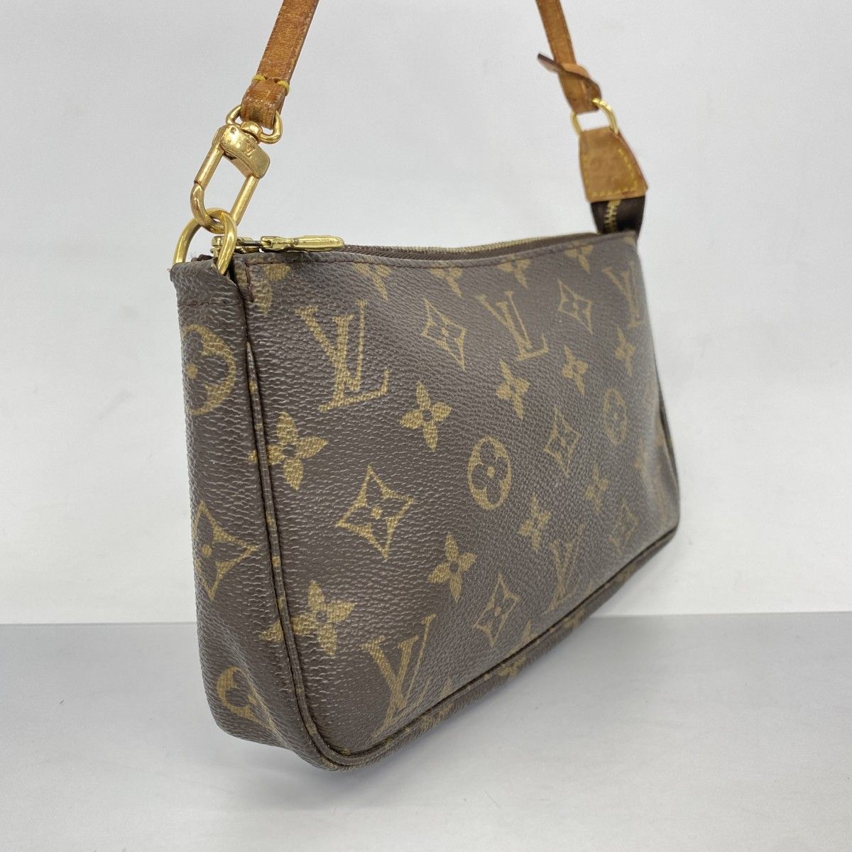 5oc1650 ルイヴィトン ポーチ モノグラム ポシェットアクセソワール M51980 ブラウン レディース