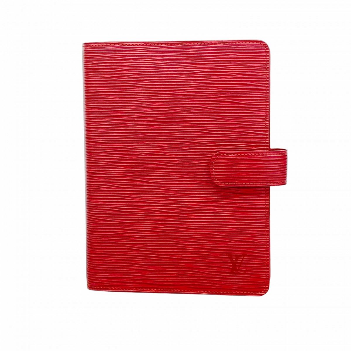 5oc1684 ルイヴィトン 手帳カバー エピ アジェンダMM R2004E カスティリアンレッド レディース