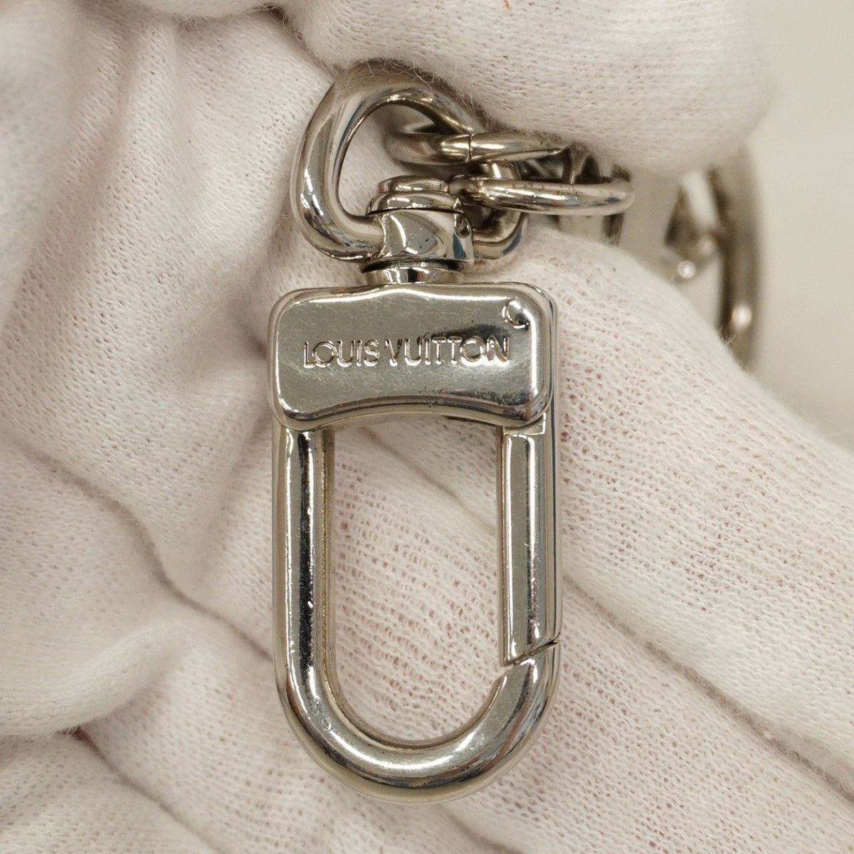 5 oc 1755 ルイヴィトン キーホルダー ポルトクレダミエ M 66356 ブラック シルバー メンズ レディース ユニセックス