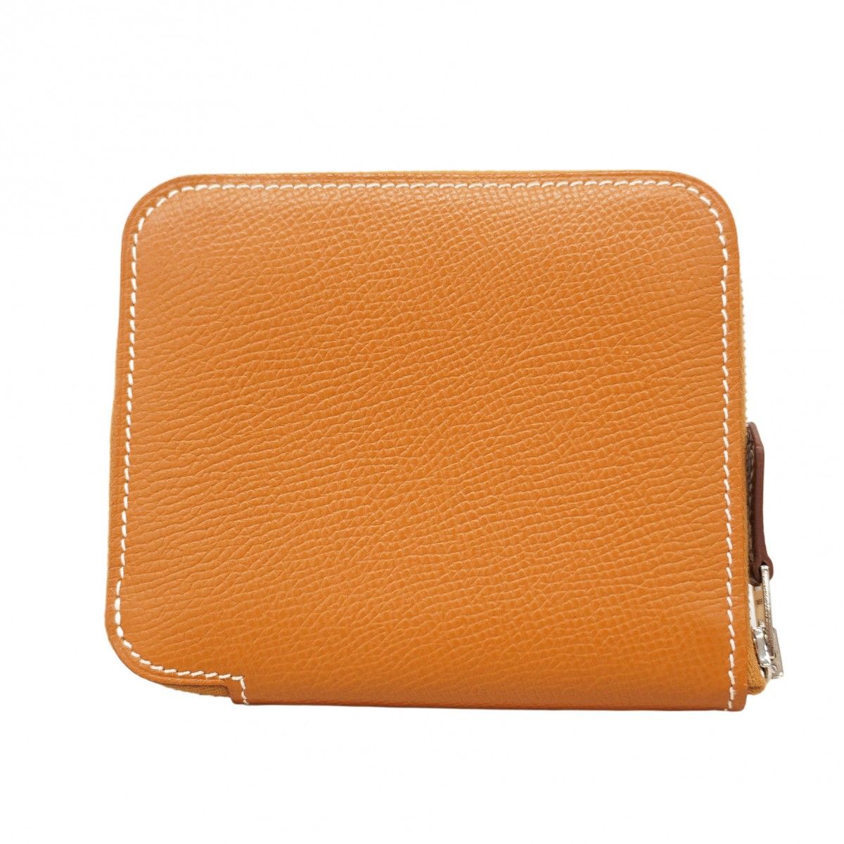 5oc1820-h エルメス コインケース アザップ シルクイン コンパクト ヴォーエプソン ゴールド シルバー金具 Z刻印 メンズ レディース ユニセックス