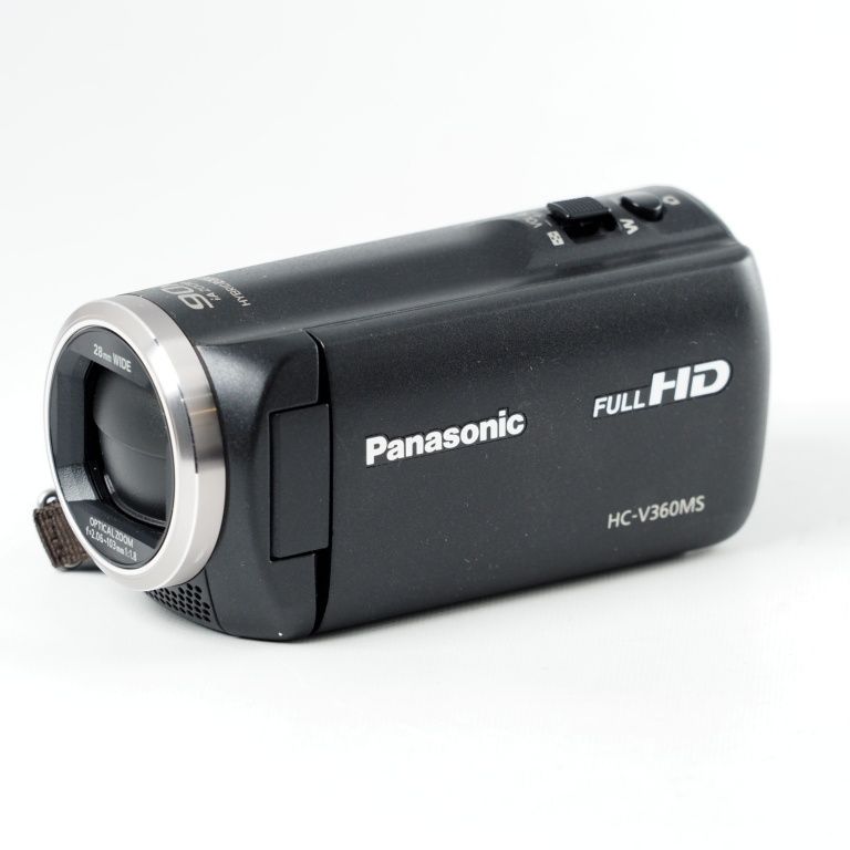Panasonic パナソニック HDビデオカメラ V360MS 16GB 高倍率90倍ズーム ブラック HC-V360MS-K 13878