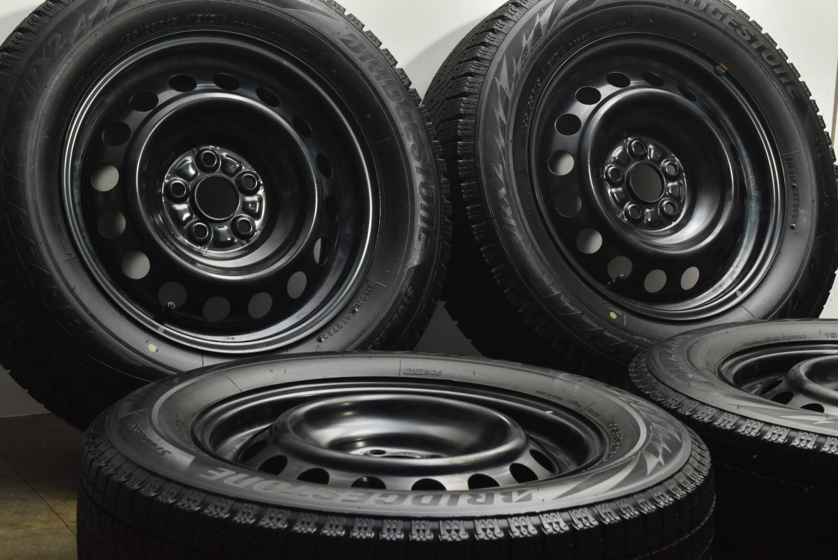 バリ溝 トヨタ カローラツーリング 15 in 6 J 40 PCD 100 ブリヂストン ブリザック VRX 2 195 65 R カローラセダン スポーツ 流用