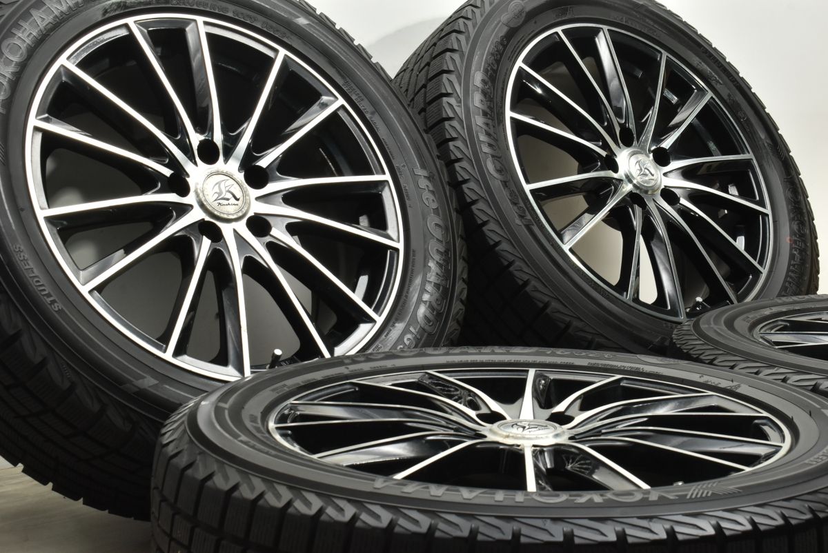 バリ溝 カシーナ FV 7 18 in 5 J 38 PCD 114 3 ヨコハマ アイスガード iG 52 C 235 55 R NX RAV 4 ハリアー エクストレイル フォレスター