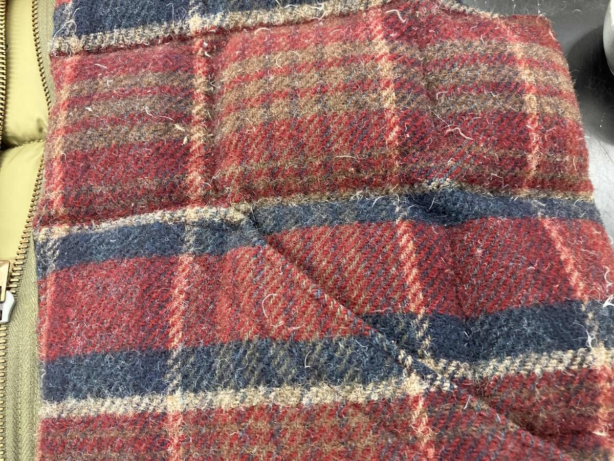 NIGEL CABOURN × Eddie BAUER/CANADIAN VEST/レッド/46サイズ/ダウン