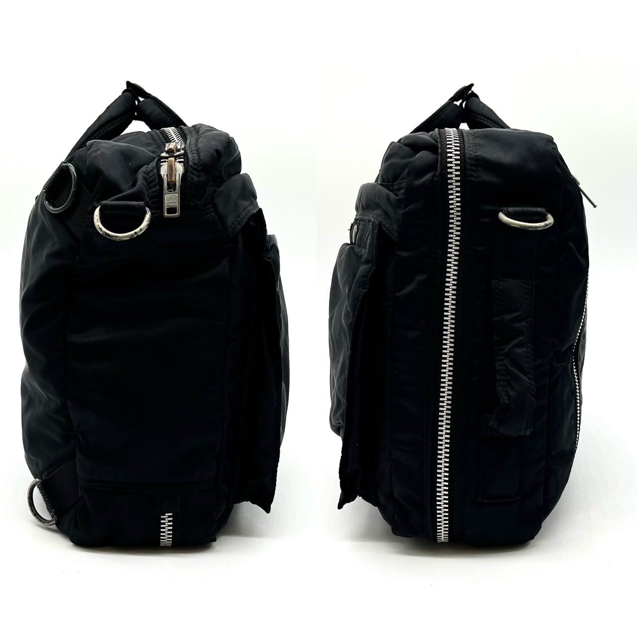 美品　PORTER タンカー　ハンドバッグ　2WAY A4収納可能　黒 良品】 Porter ポーター ハンドバッグ ショルダーバッグ ビジネス