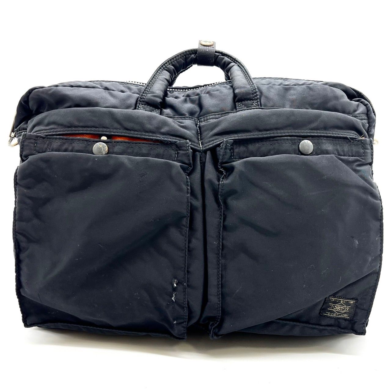 良品 PORTER ショルダーバッグ ナイロン ブラック 2way A4可 A4 美品