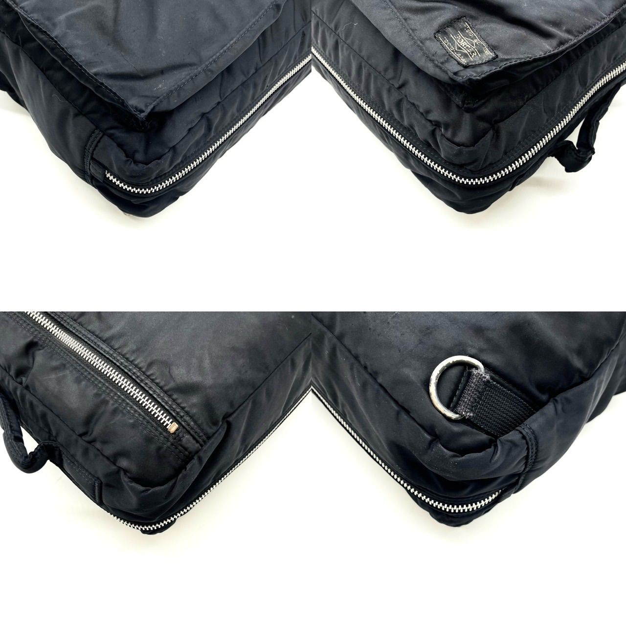 良品 PORTER ショルダーバッグ ナイロン ブラック 2way A4可 A4 美品
