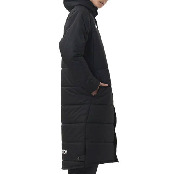 パデットロングコート 長袖中綿入り