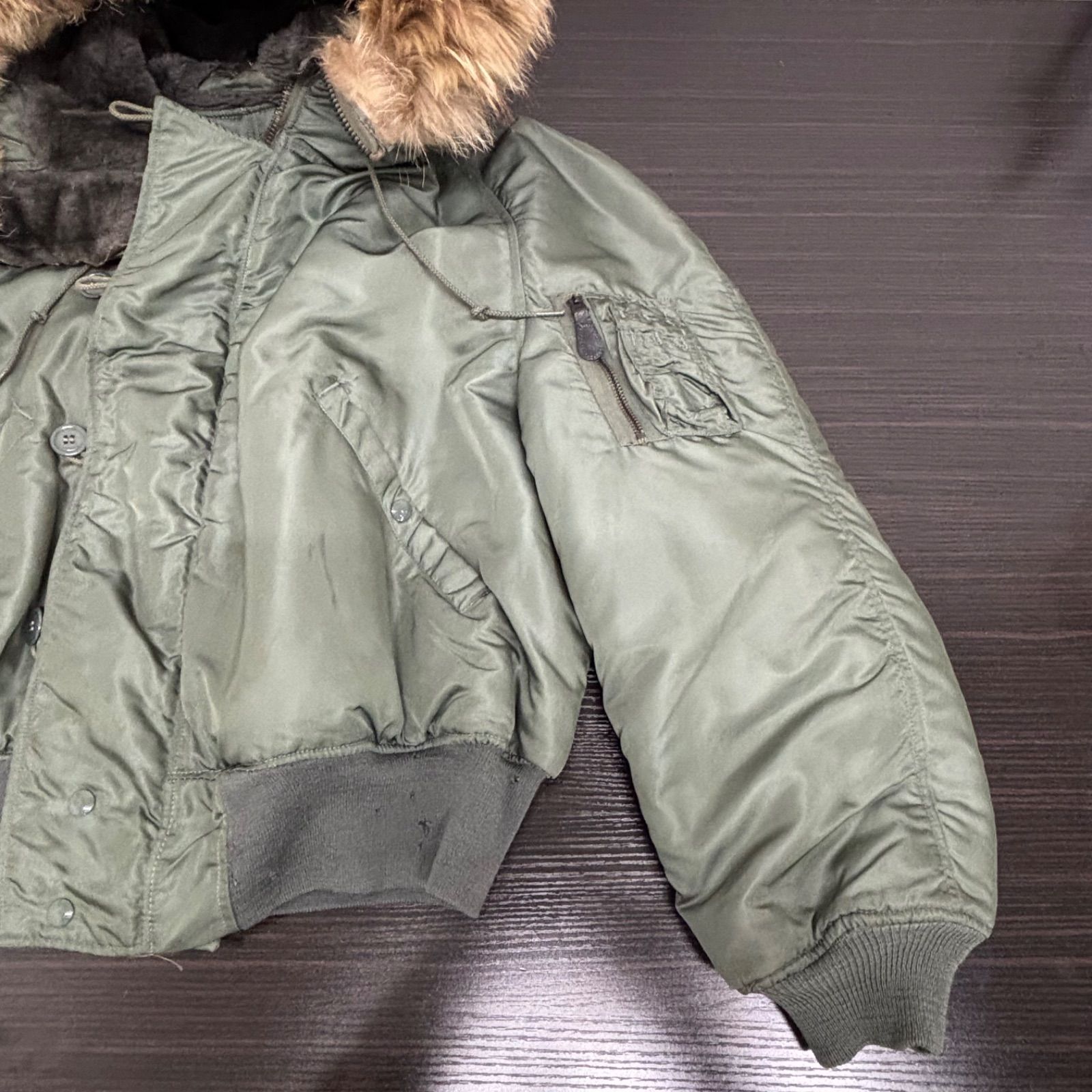 ◎ MILITARY ミリタリー オリジナル N-2B ジャケット ヴィンテージ 短