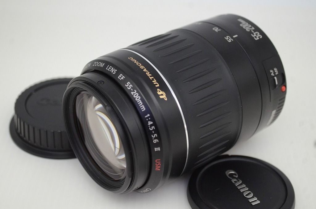Canon キヤノン EF 55-200mm F4.5-5.6 II USM フルサイズ ズームレンズ 251029ad