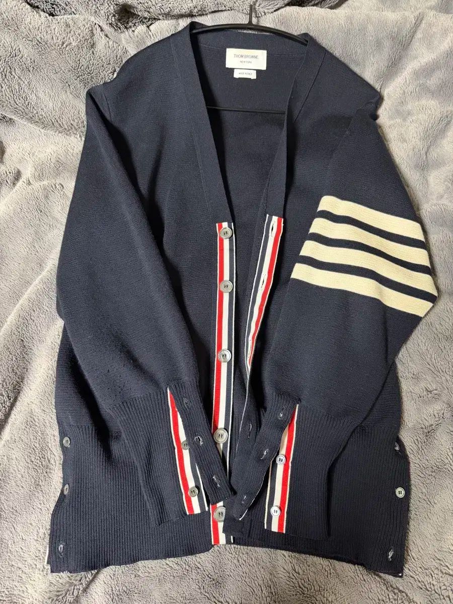 トム ブラウン ミラノ スティッチ カーディガン 5サイズ ネイビー