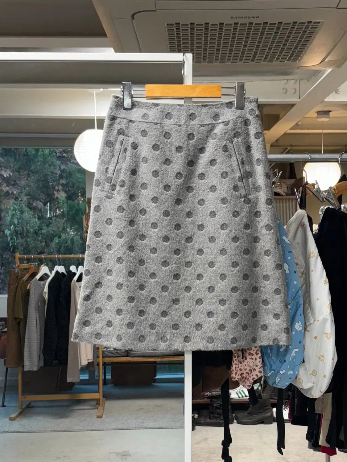 Galette ニット ドット スカート