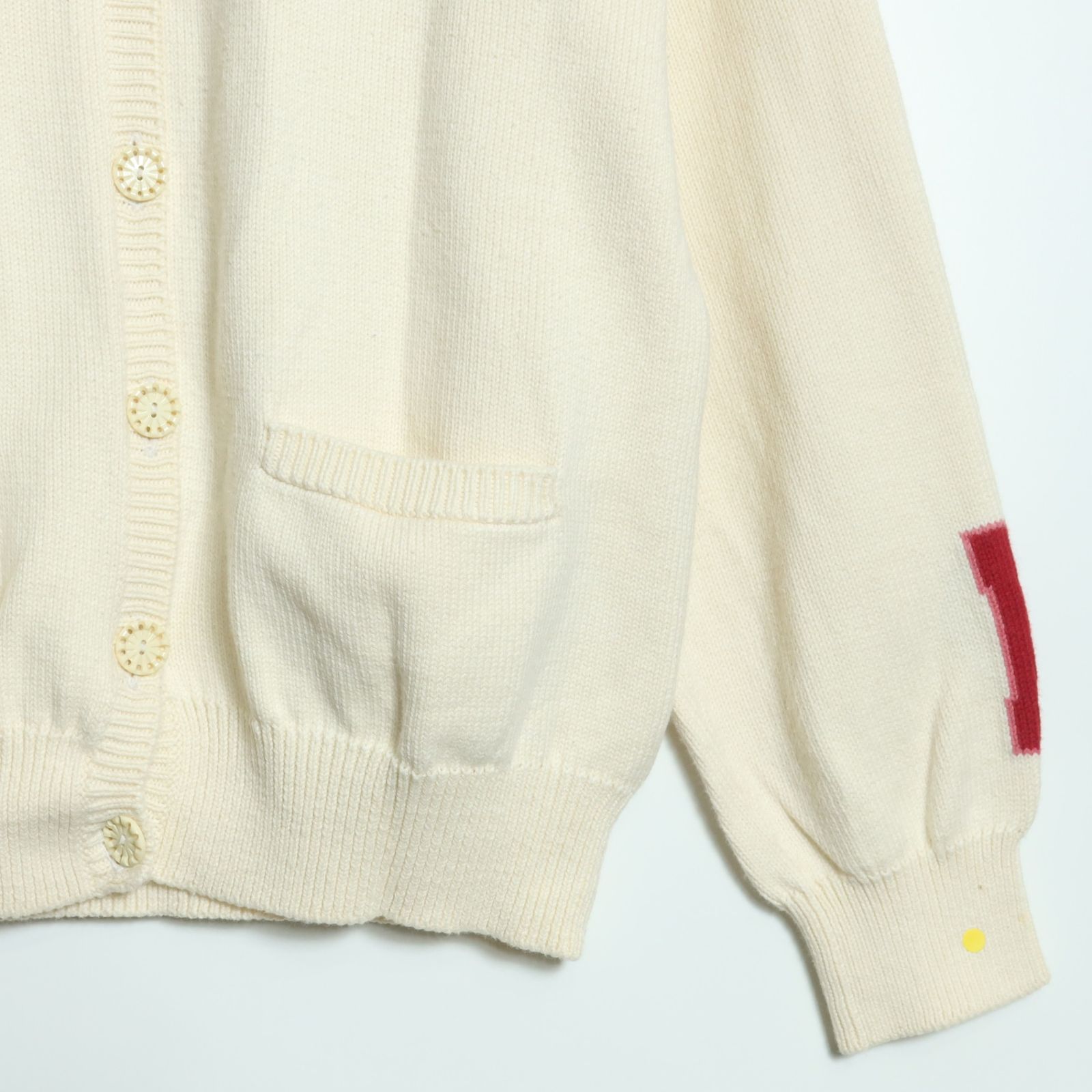 美品】ピンクハウス バックプリント くま ニットカーディガン 長袖