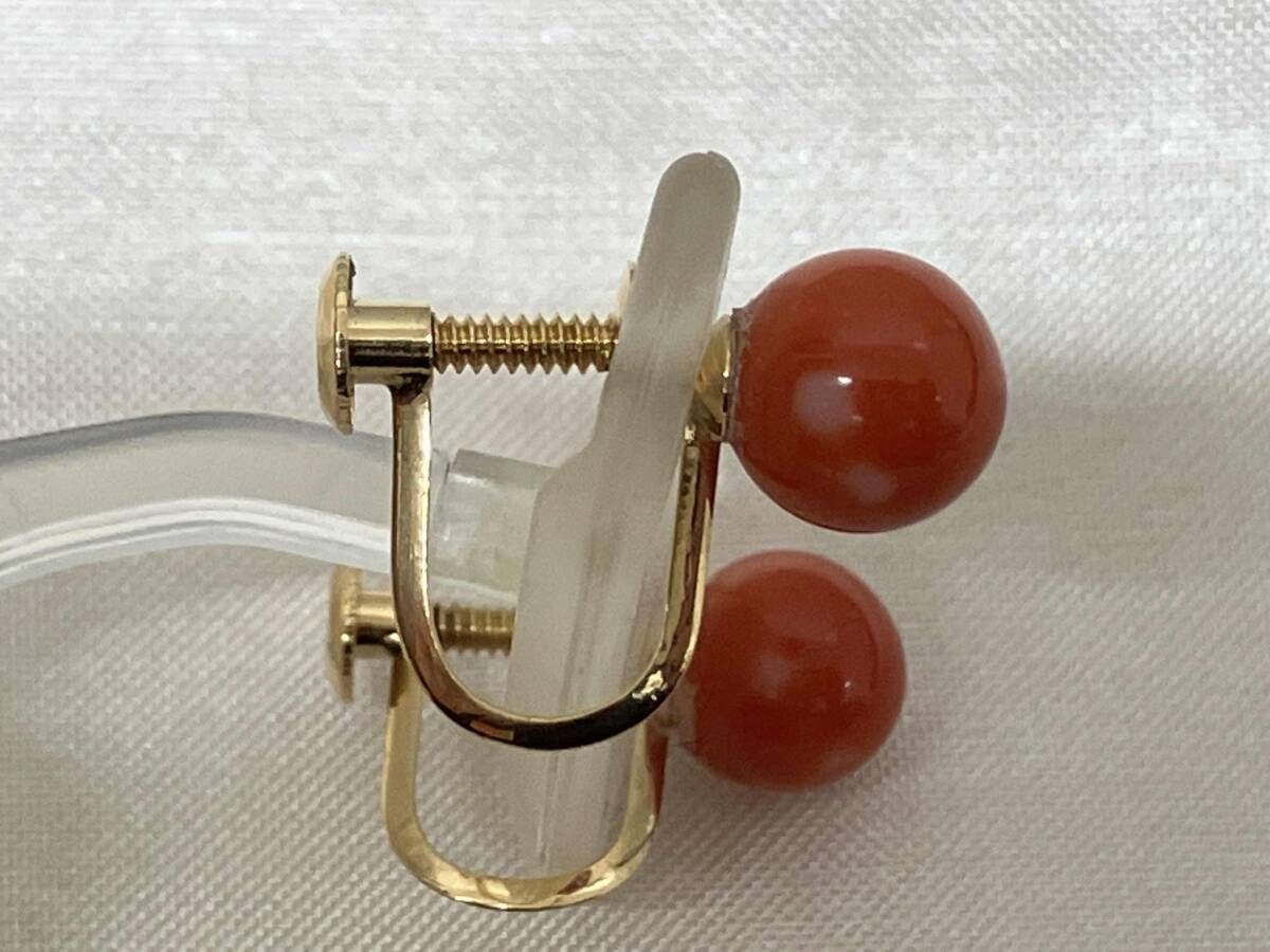 デザインイヤリング K 18 総重量約1.8 g