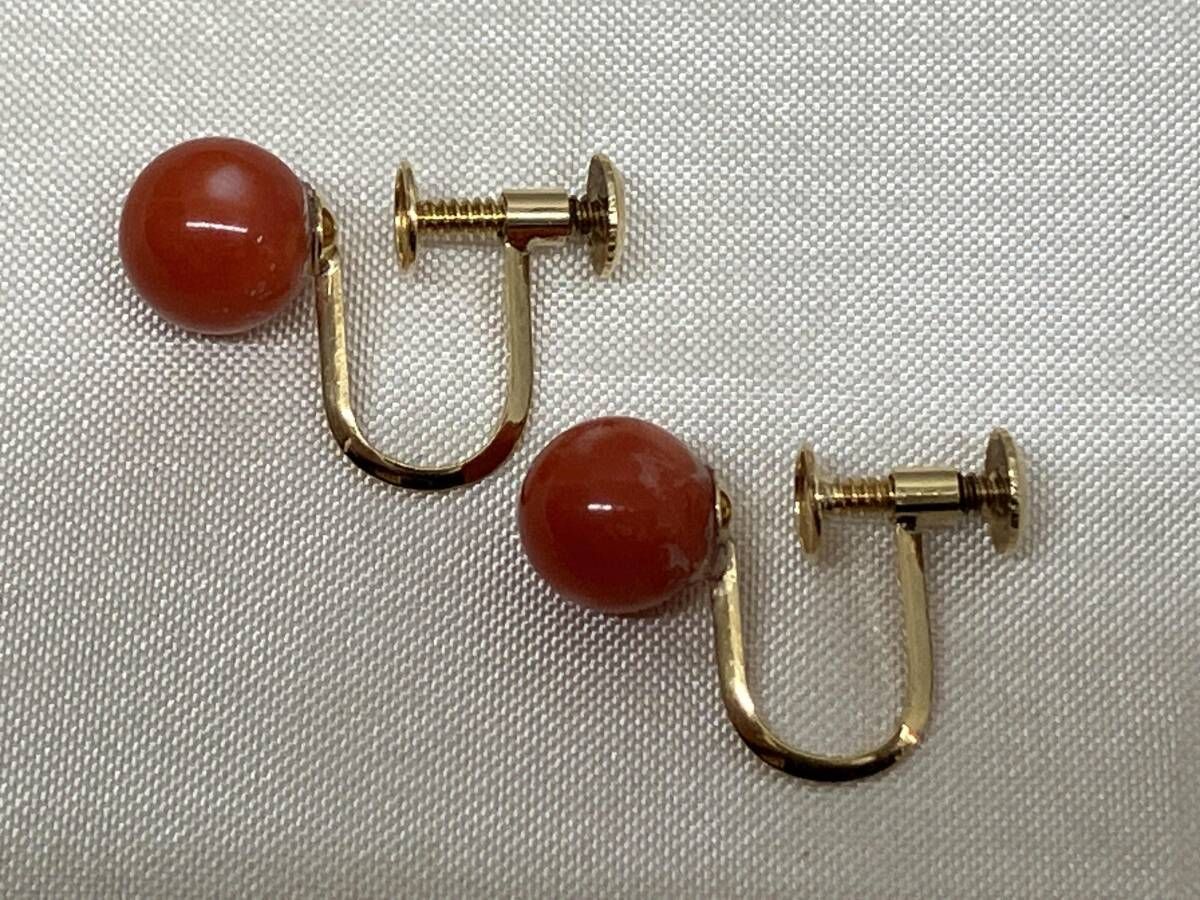  デザインイヤリング K 18 総重量約1.8 g イヤリング アクセサリー