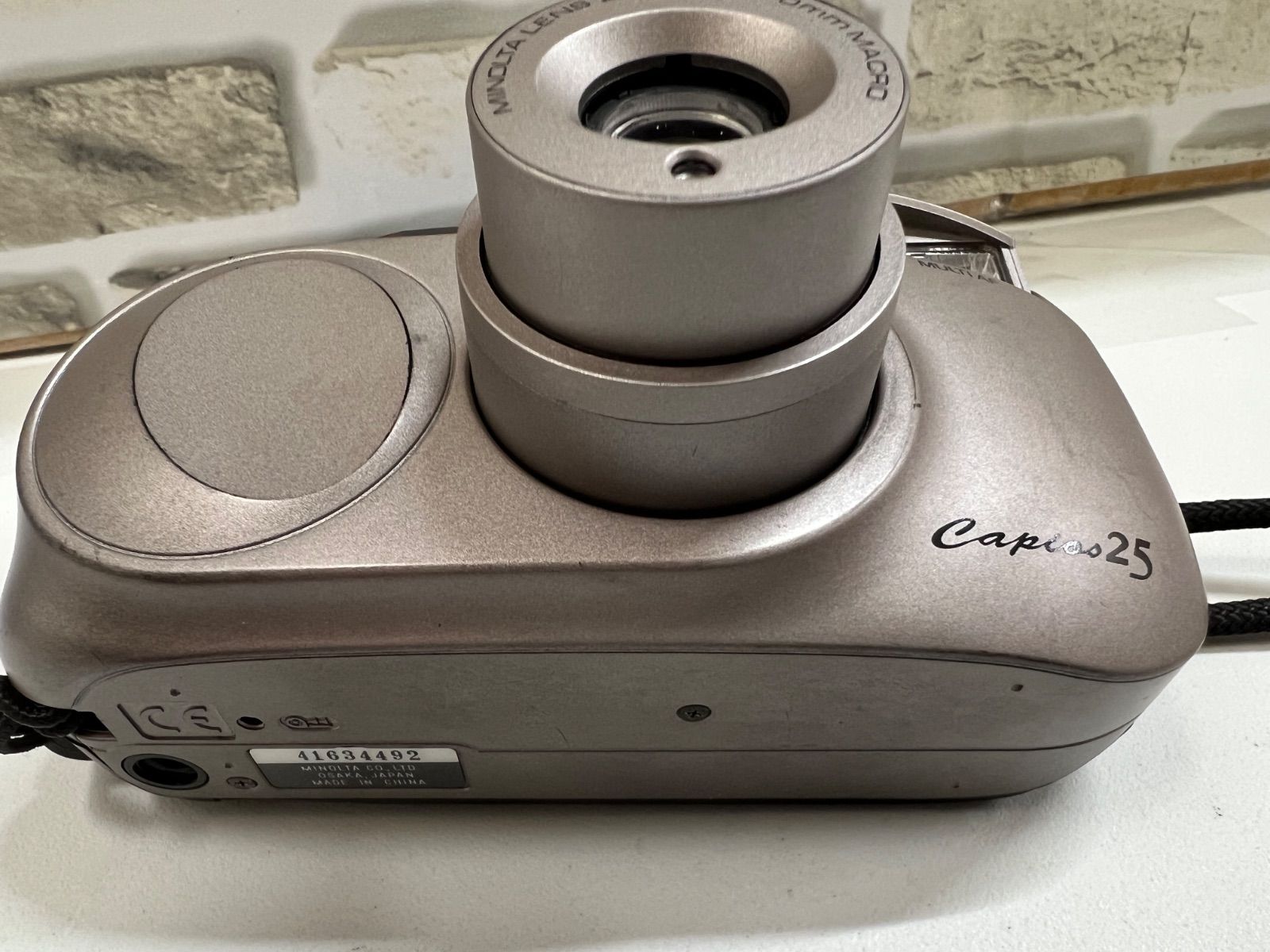 MINOLTA ミノルタ　コンパクトフィルムカメラ　Capios 25　グレー O7-27】◇ MINOLTA / ミノルタ コンパクトフィルムカメラ Capios 25