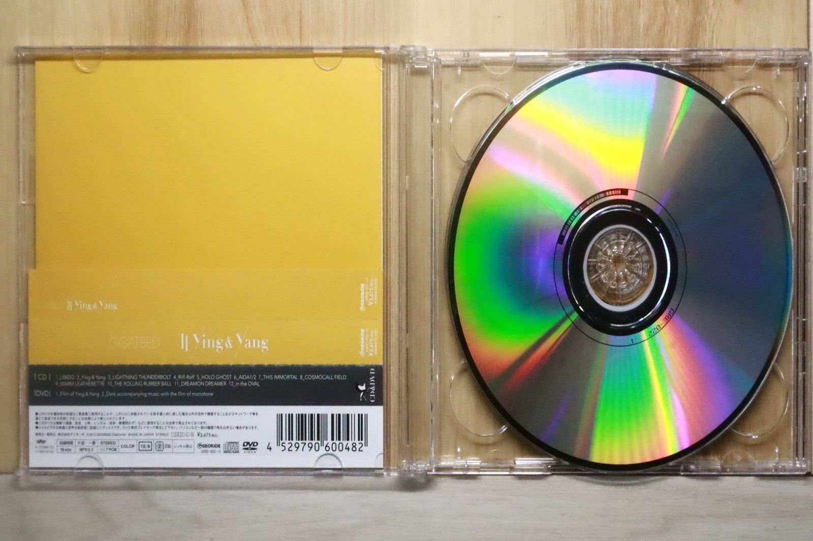 国内盤CD☆ゴートベッド/GOATBED□ ying&yang (TYPE A) 【GRE022