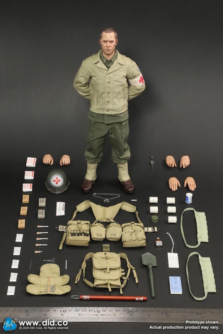 WW2　アメリカ軍 軍装まとめ売り DID 1/6 WW2 アメリカ陸軍 衛生兵 ウェイド 未開封新品 A80189 - メルカリ