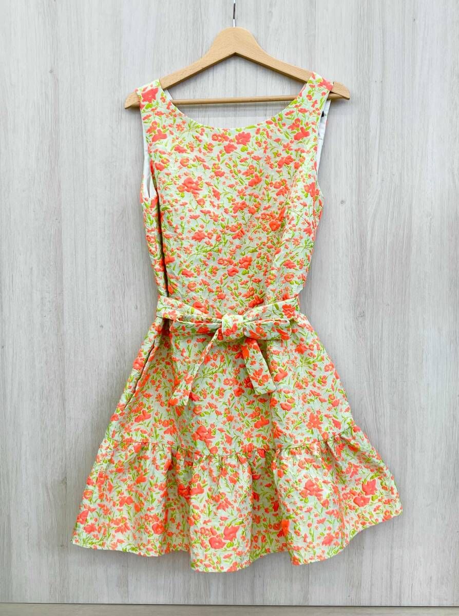 TARA JARMON タラ ジャーモン VZEGG-56560 ノースリーブ ワンピース グリーン系 サイズ40