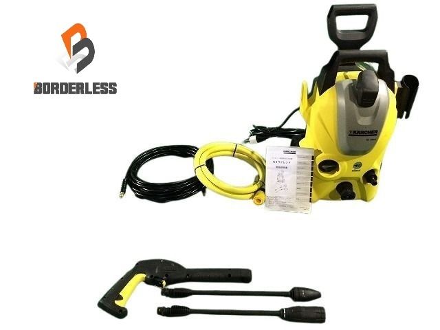 彡 動作品 KARCHER ケルヒャー 高圧洗浄機 K3 サイレント 60Hz 1.601-447.0 ホース ノズルなど 付き116787