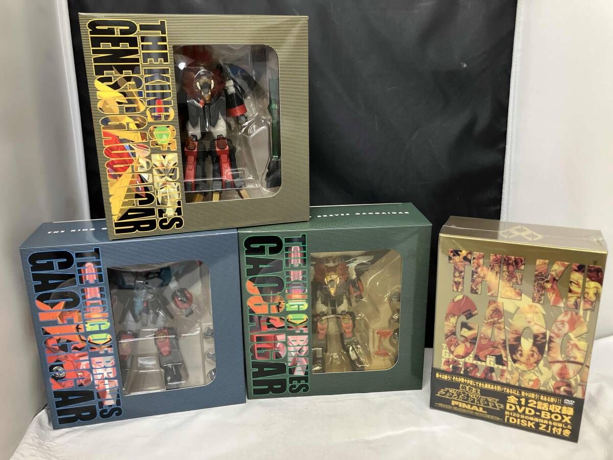 DVD 勇者王ガオガイガー FINAL GRAND GLORIOUS GATHERING BOX ACTION FIGURE SET