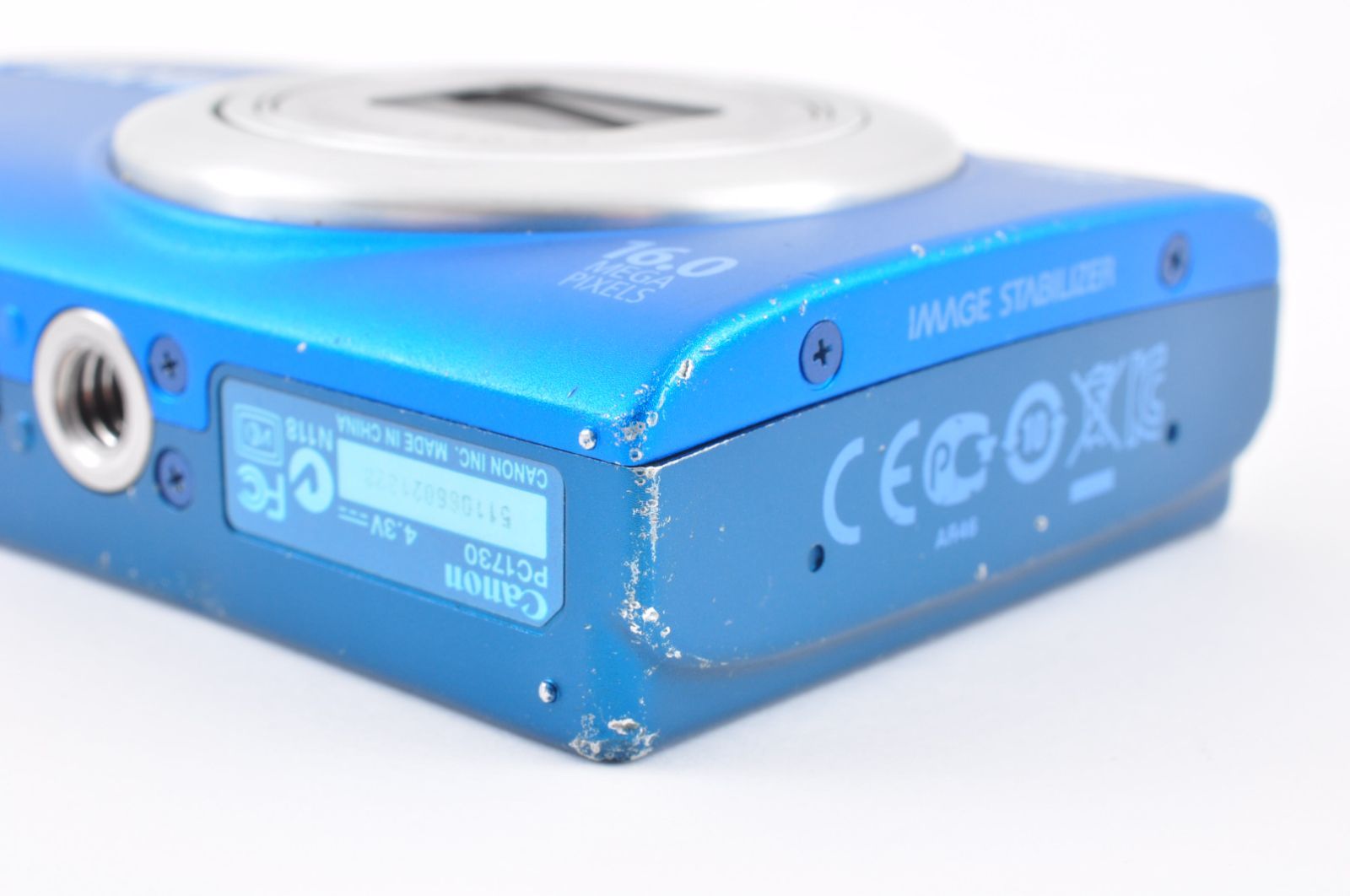 Canon キヤノン PowerShot A4000 IS ブルー 16.0MP コンパクトデジタル