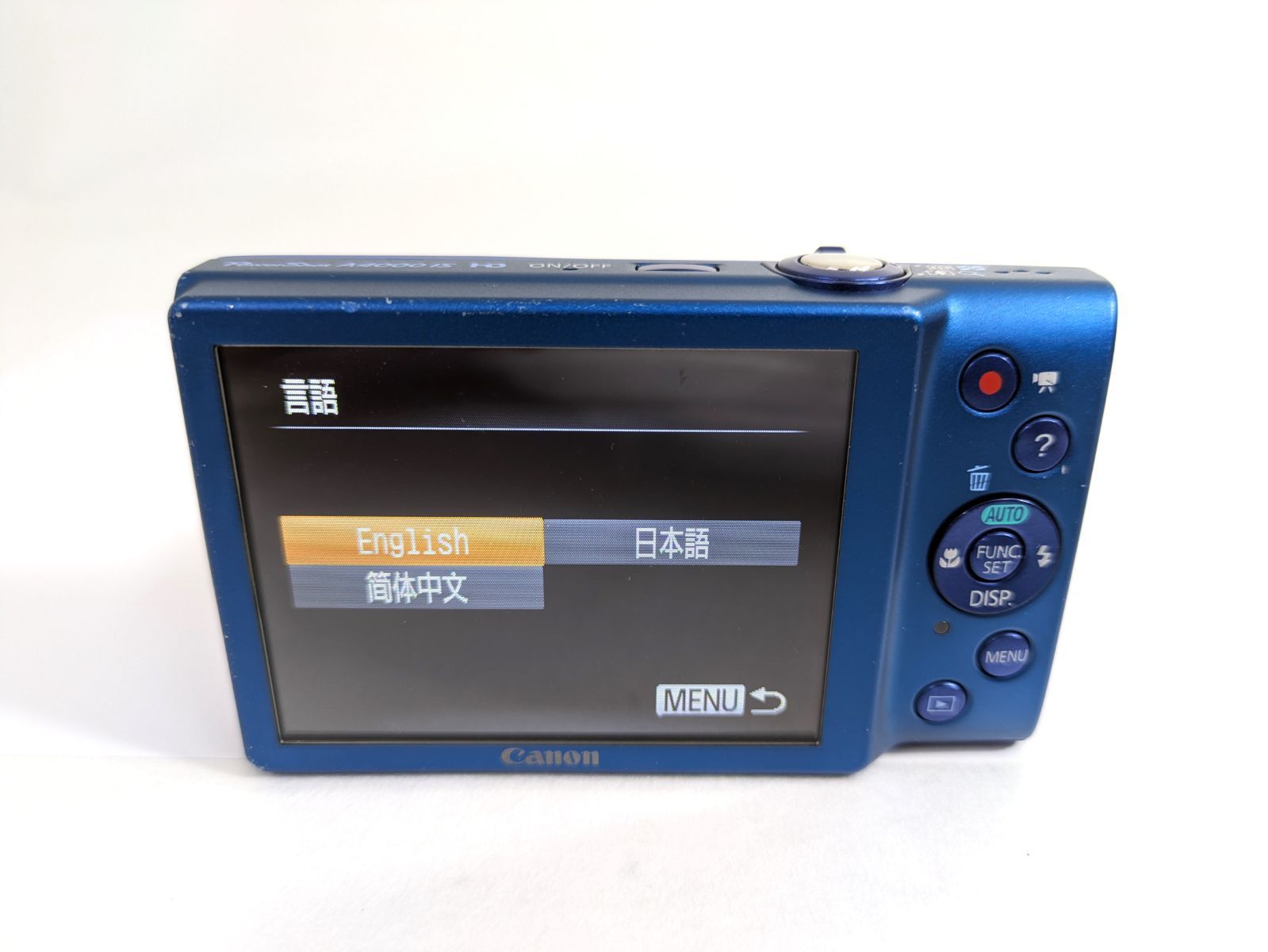 Canon キヤノン PowerShot A4000 IS ブルー 16.0MP コンパクトデジタル