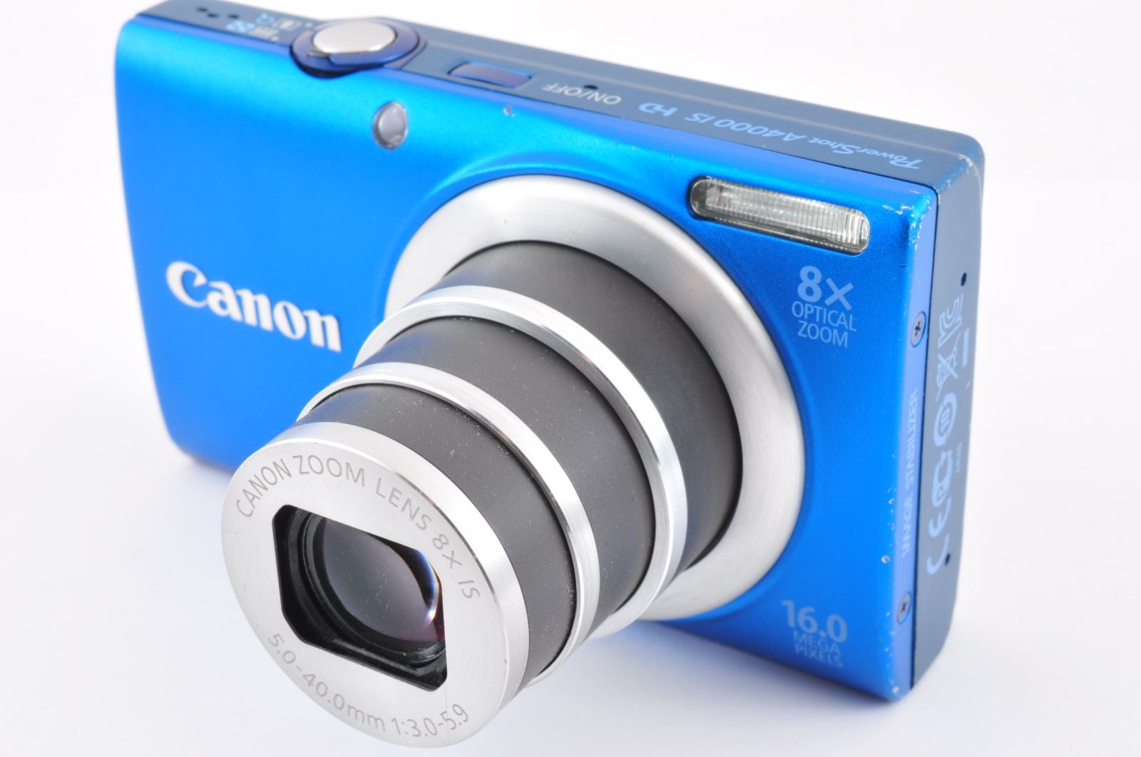 Canon キヤノン PowerShot A4000 IS ブルー 16.0MP コンパクトデジタル
