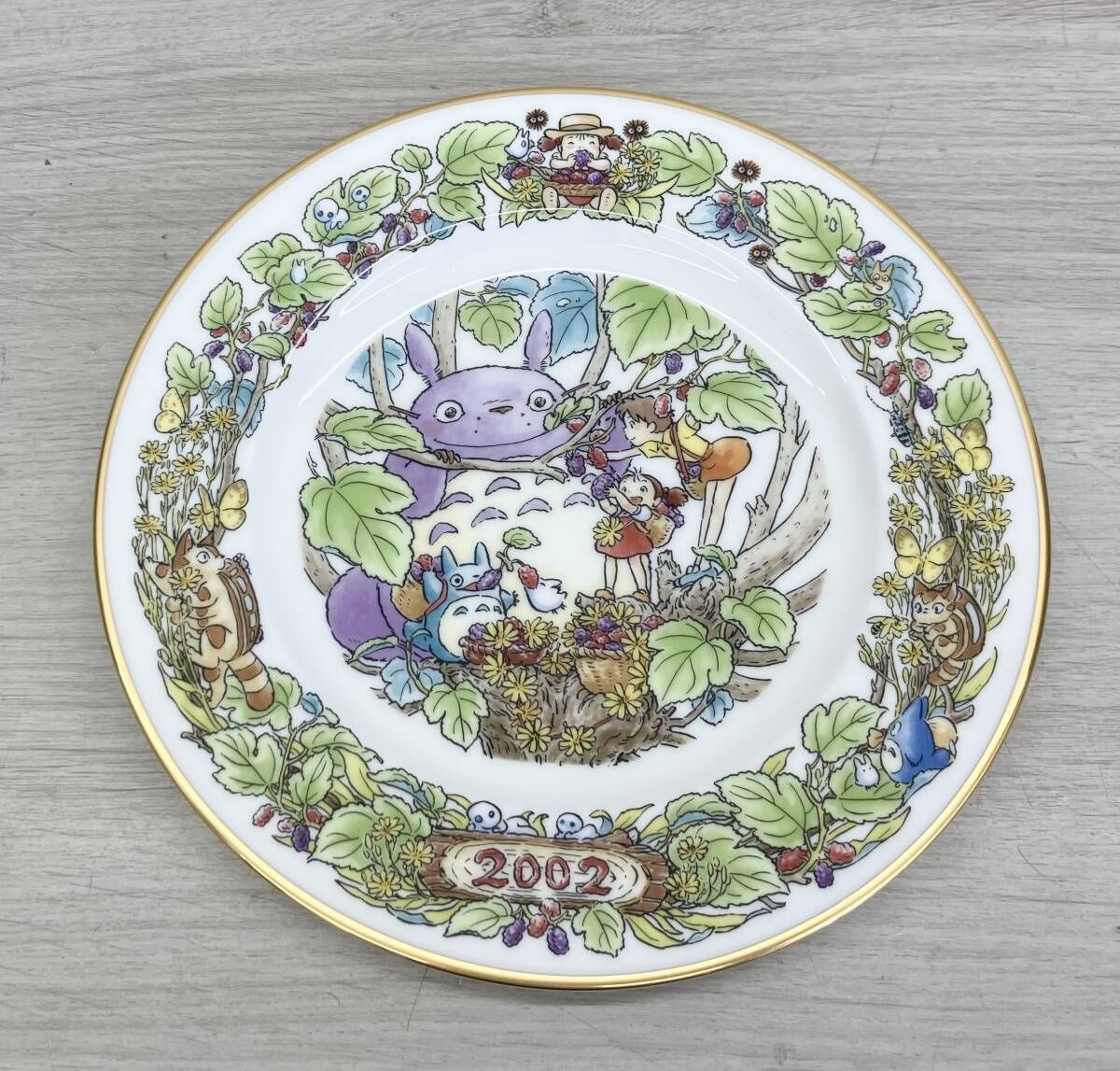 Noritake 2002 トトロ イヤリープレート Y59811 4601-02 ノリタケ となりのトトロ