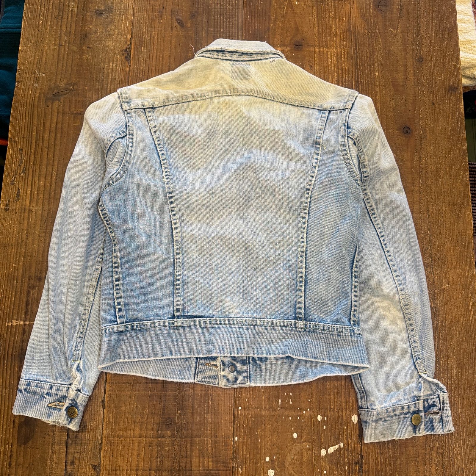 レディース Lee デニムジャケット USA製 70s 80s ショート丈 