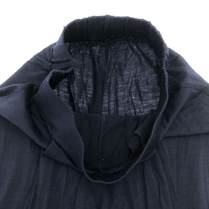  VERMEIL par iena ヴェルメイユパーイエナ wool 100 tuck jersey pants レディース ネイビー ワイドパンツ イージーパンツ パンツ