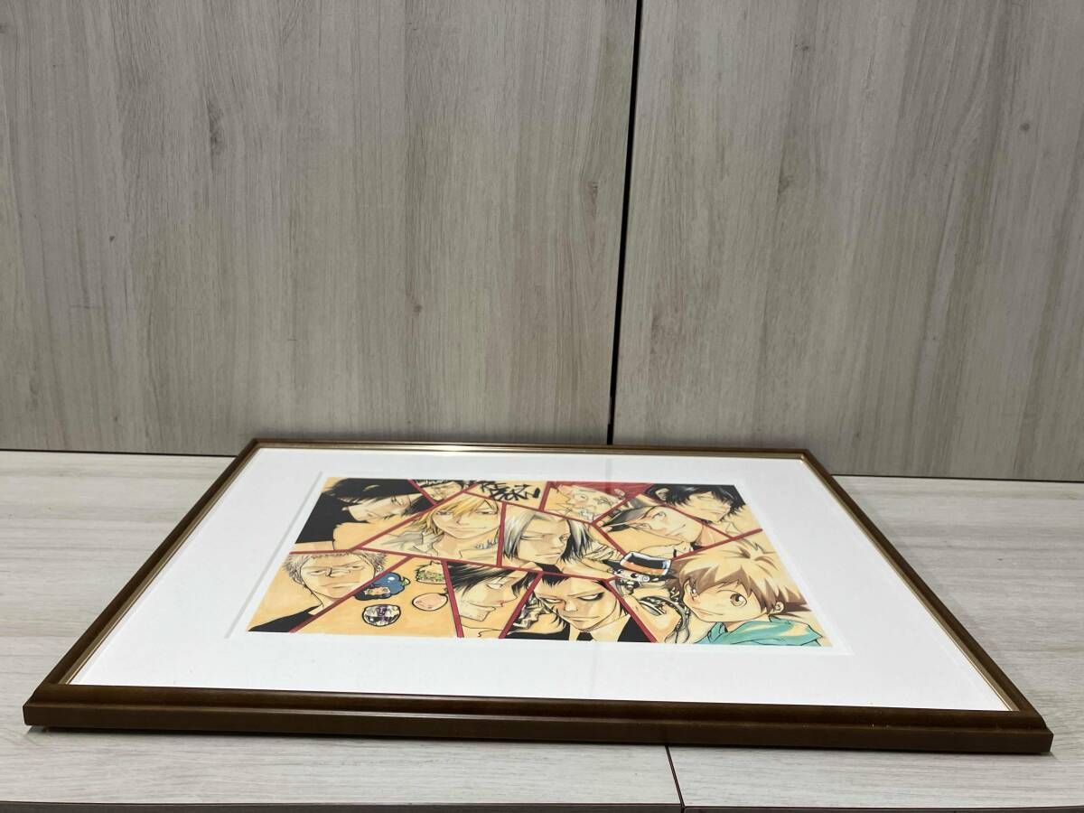 家庭教師ヒットマン リボーン 複製原画 額縁サイズ縦48 横63 （約cm