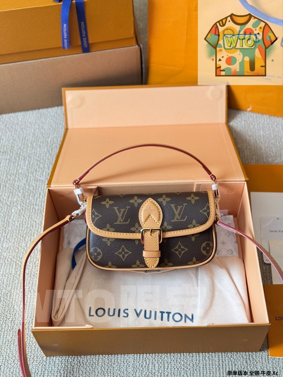 WTO通販 L 家 nano Diane ~ナノ ダイアン 牛革 アームバッグ~-WTO輸入-DIQ73