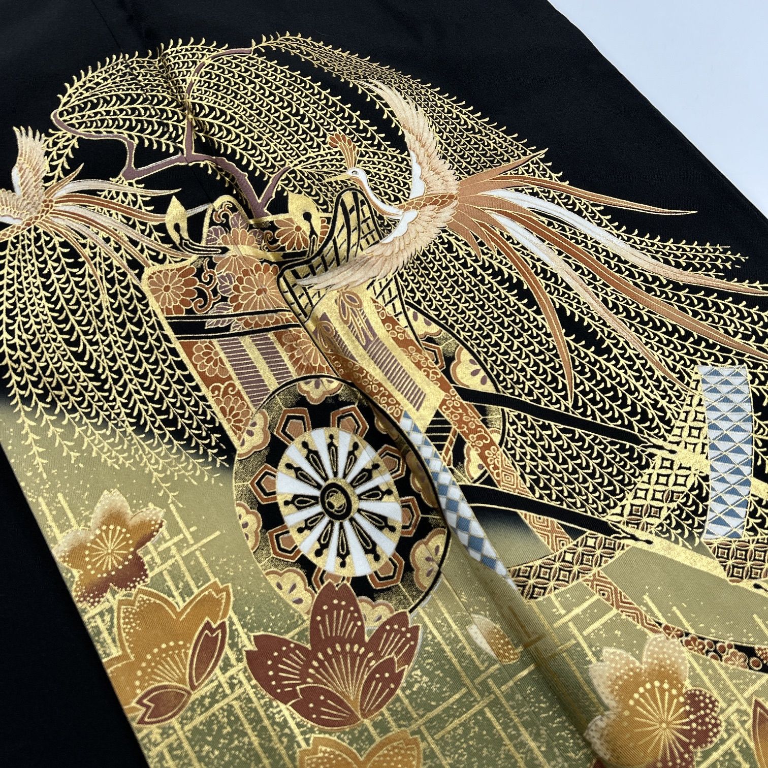 黒留袖 4枚 正絹 着物まとめ売り 同梱購入歓迎 リメイク用 着付け練習