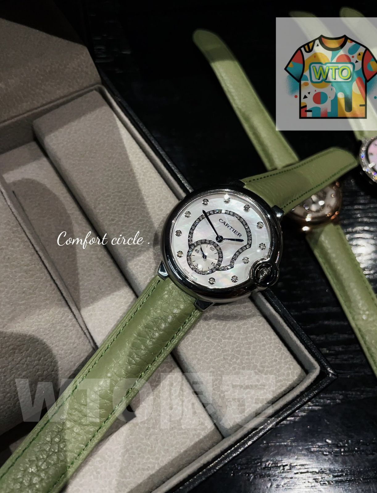 WTO通販 Cartier カルティエ Ballon Bleu レディースクォーツウォッチ-WTO輸入-FJA 04