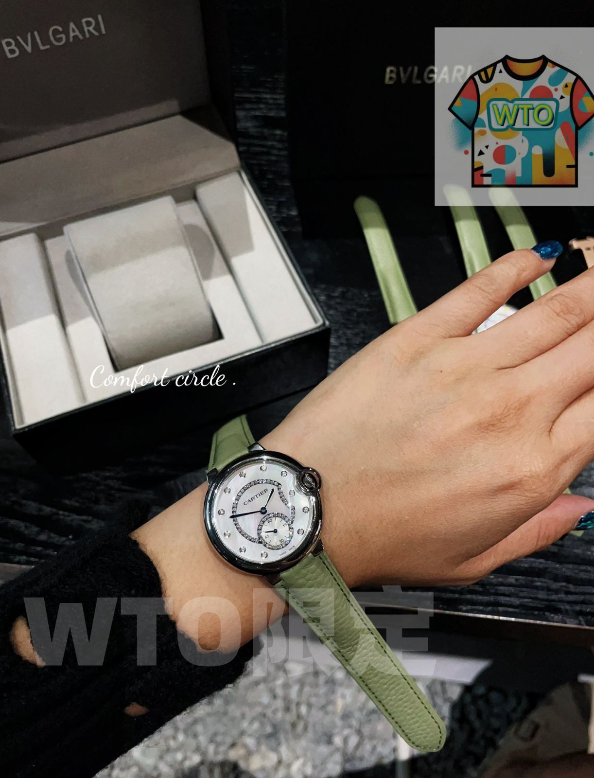  WTO通販 Cartier カルティエ Ballon Bleu Ladies Luxury ウォッチ-WTO輸入-TMX 83 腕時計(デジタル) 時計