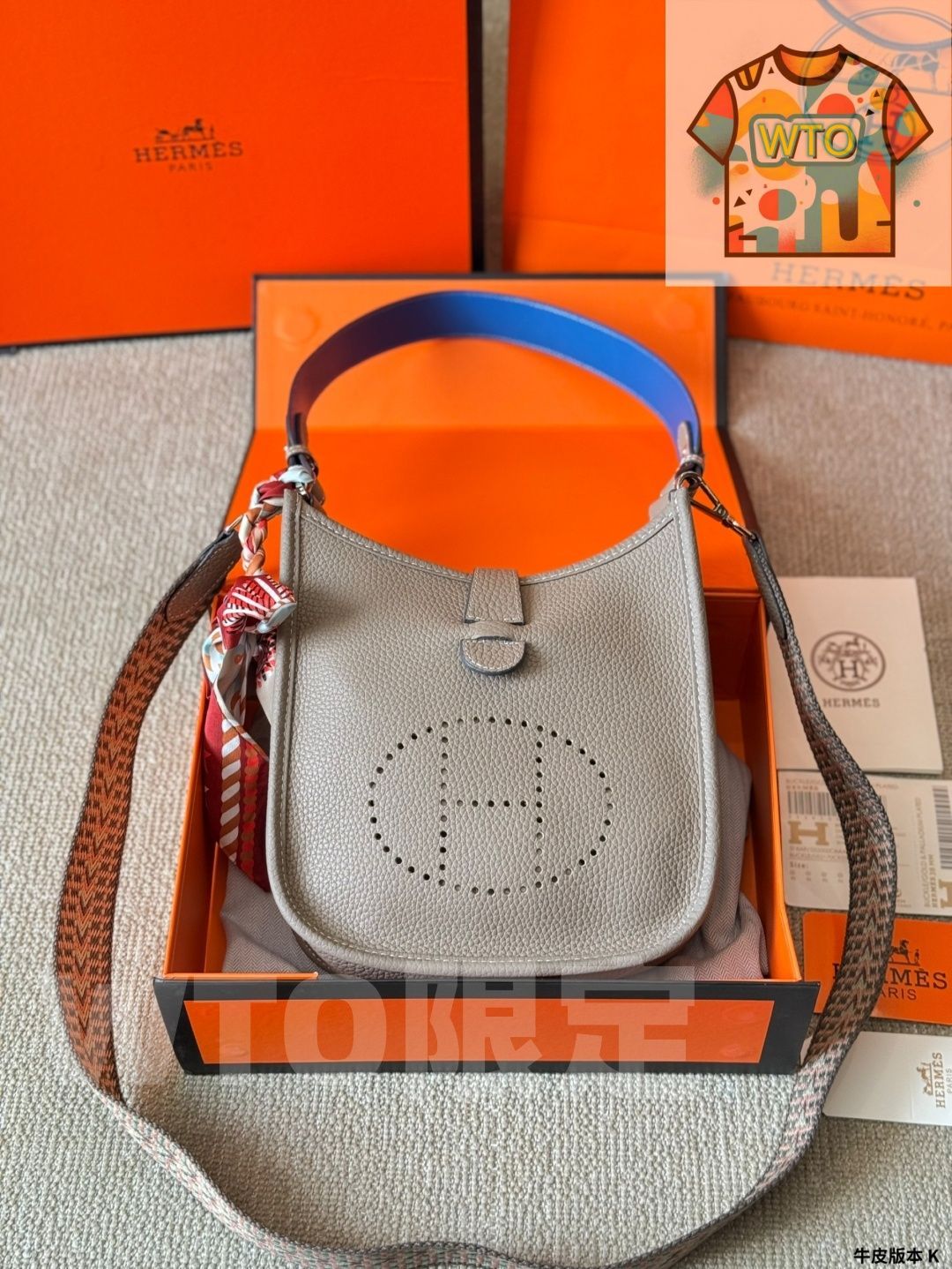 新品続々入荷中！ WTO通販 Herm s Evelyne ～エヴァリーヌ 斜め掛けバッグ～-WTO輸入-IGN91