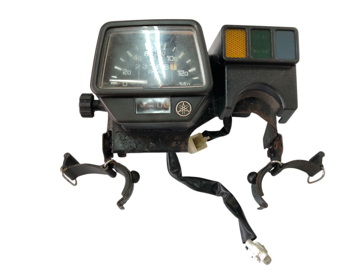 YAMAHA セロー225 WE DG 08 J メーター インジケーター ステー セット 絶版 組み換え ＯＨベースにも 2789 M 7269