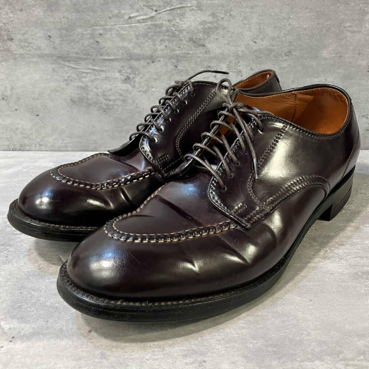 ALDEN 54038 Cordovan Leather Dress Shoes Black size 8D コードバン レザー ドレスシューズ オールデン