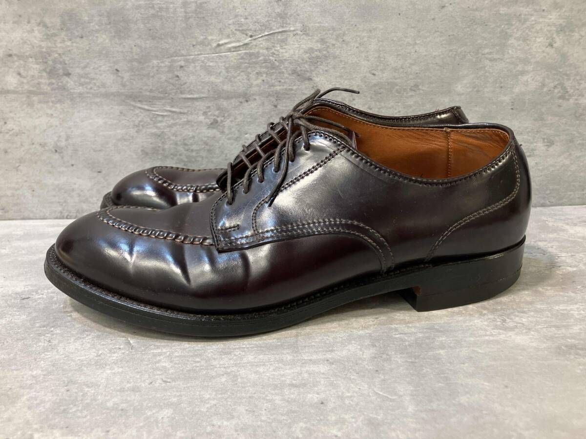 ALDEN 54038 Cordovan Leather Dress Shoes Black size 8D コードバン レザー ドレスシューズ オールデン