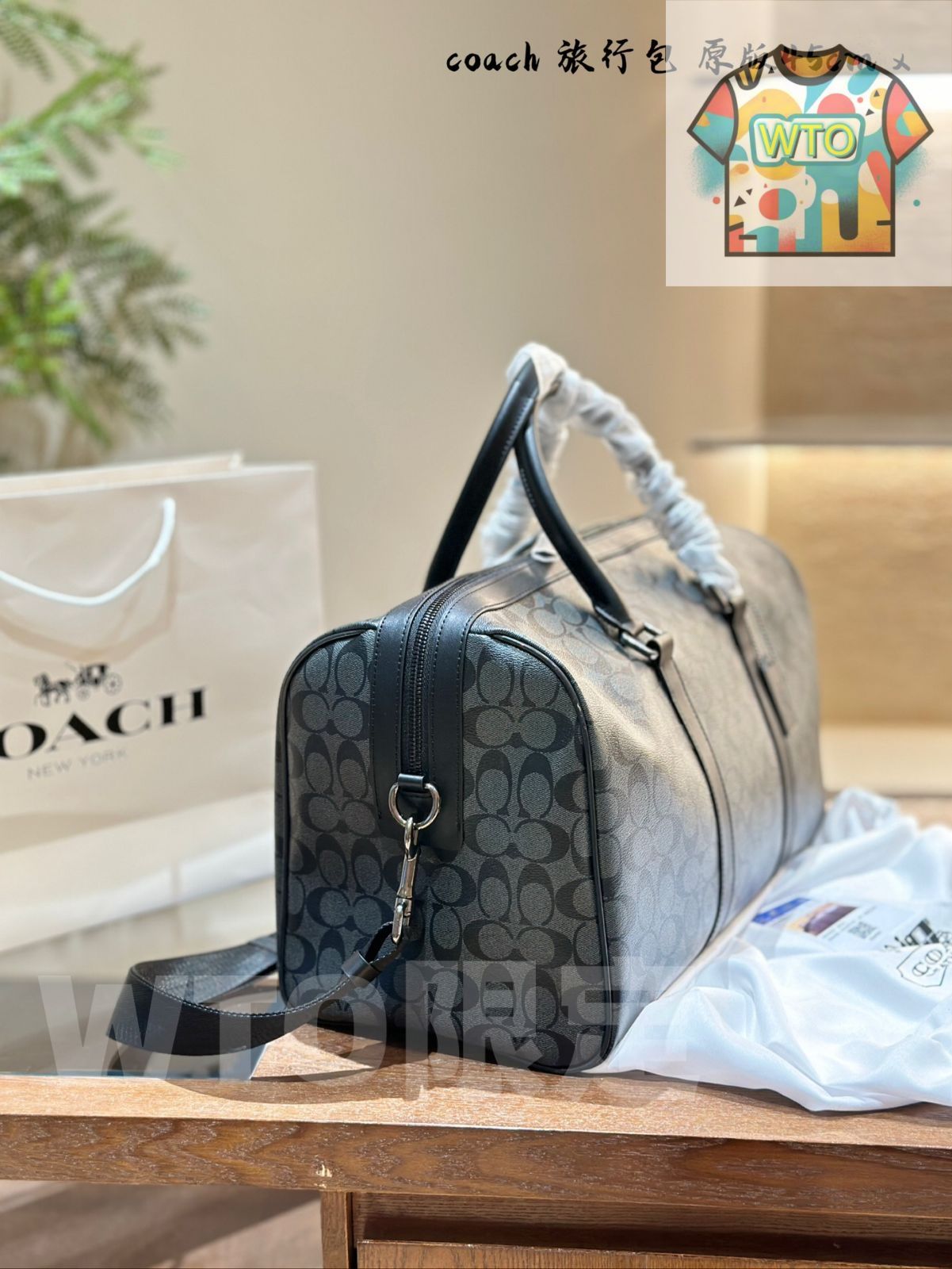 コーティング トートバッグ～-WTO輸入-FQA