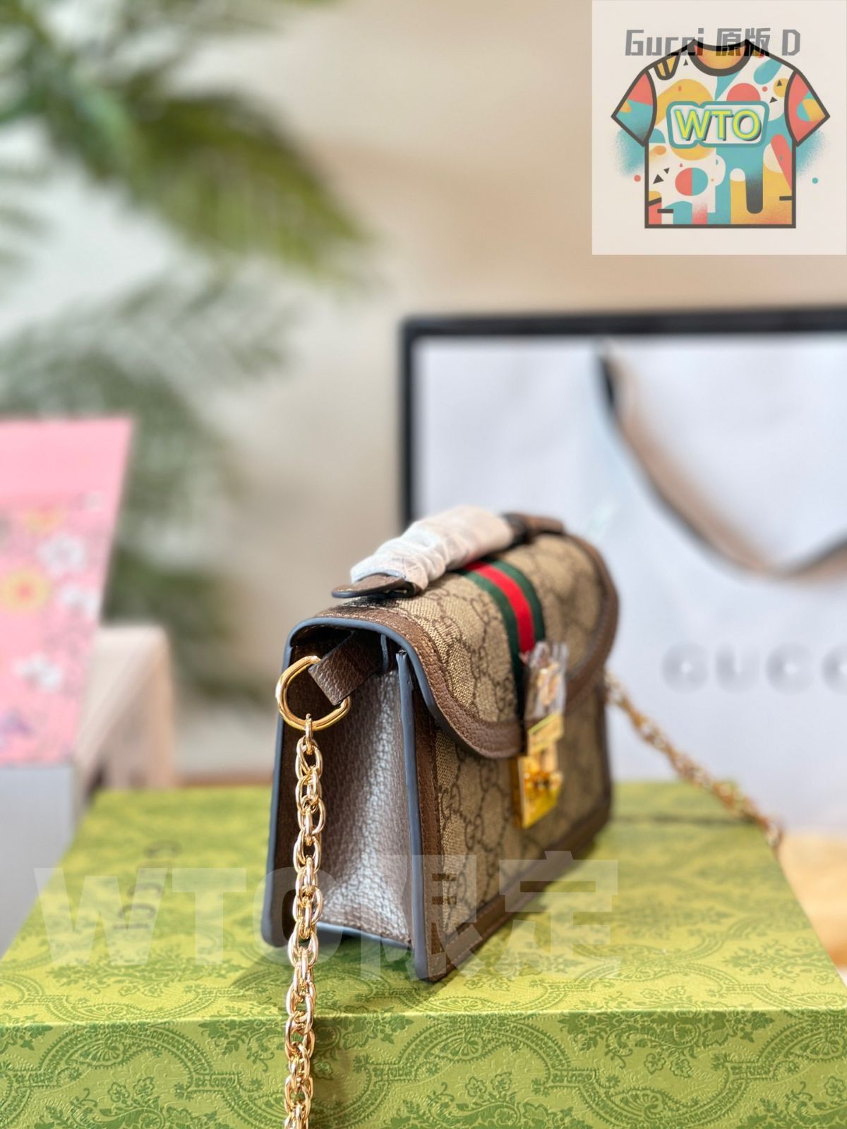  WTO通販 Gucci Ophidia GG Mini Shoulder Backpack ～オフィディア ミニ ショルダーバックパック-WTO輸入-JDK 61 ショルダーバッグ ショルダーバッグ