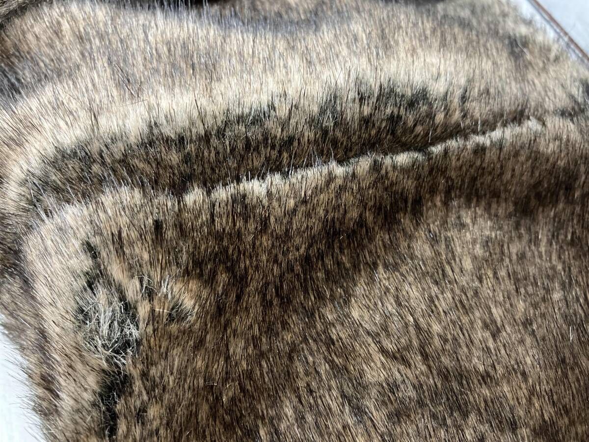  LES SIX レシス スヌードマフラー trente-cinq-3-FFS ブラウン マフラー 小物