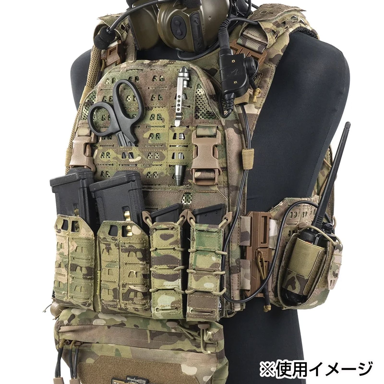 ASPC Front Flap - Airsoft Novritsch NOVRITSCH フロントパネル ナイロン製 U36 | [ Plate Carrier クロイツ inch