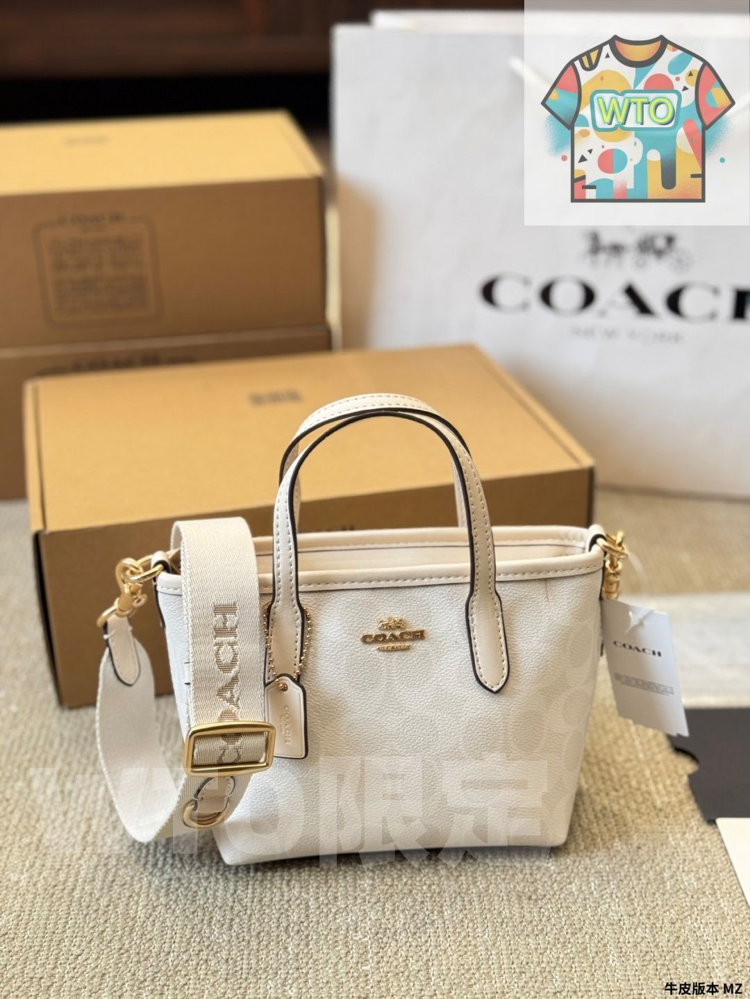 WTO通販 COACH City Mini Tote Bag コーチ シティ ミニ トートバッグ-WTO輸入-NGF13