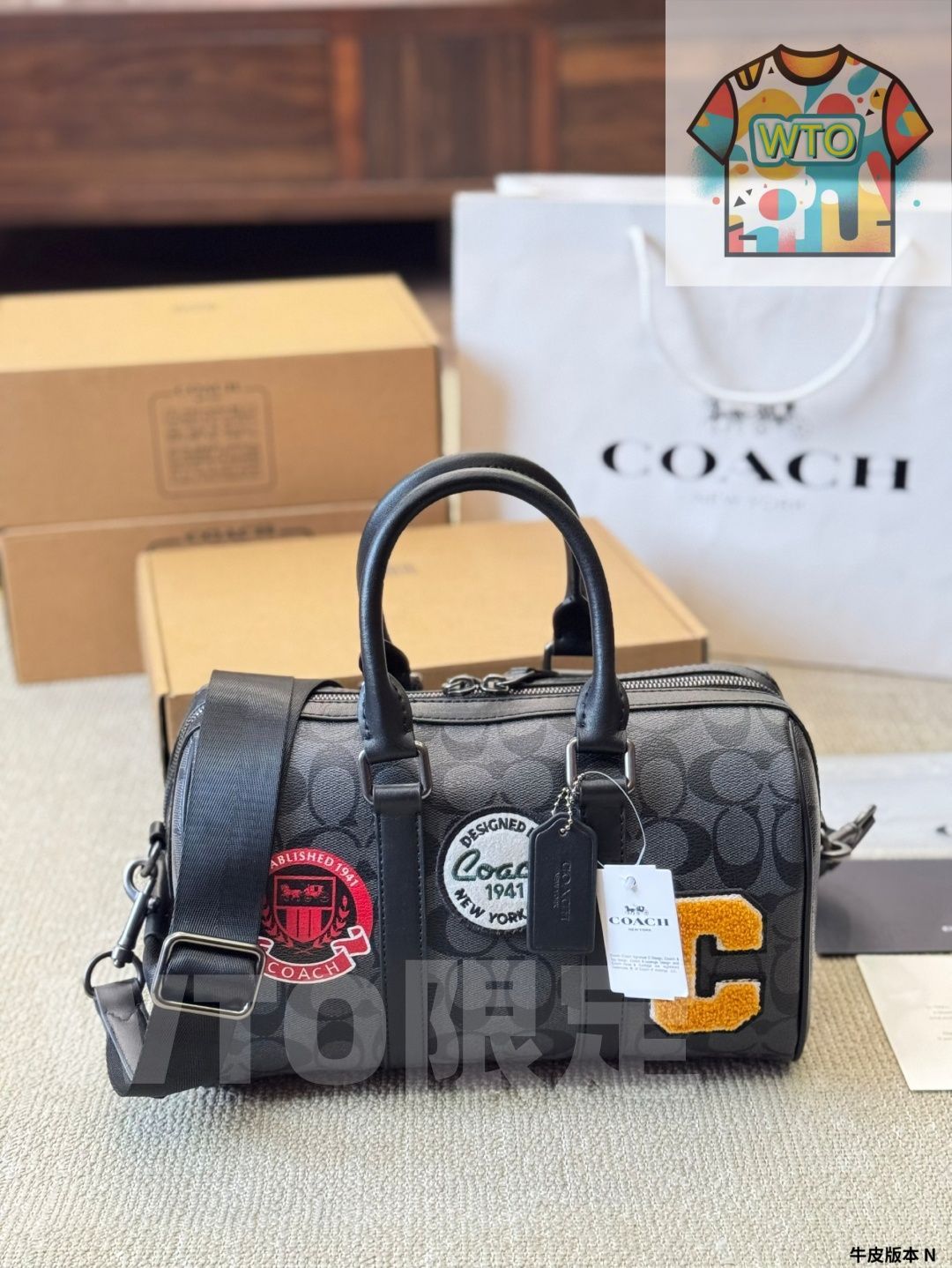 WTO通販 COACH Venturer 27 Men s Boston Bag コーチ ヴェンチャー 27 メンズ ボストンバッグ-WTO輸入-LAG90