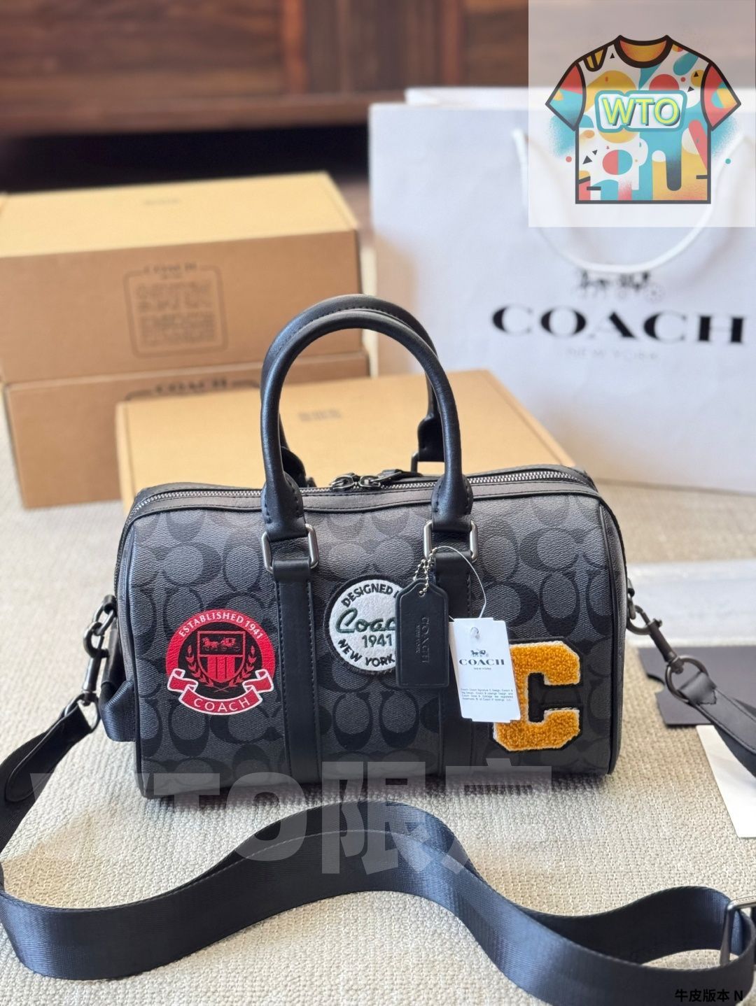 WTO通販 COACH Venturer 27 Men s Boston Bag コーチ ヴェンチャー メンズ ボストンバッグ-WTO輸入-LAG 90