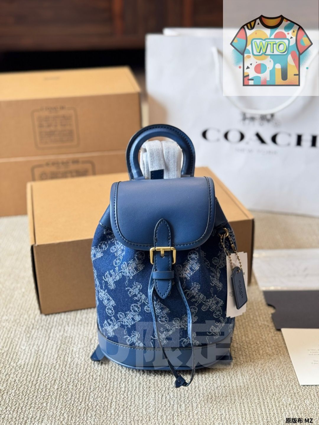 WTO通販 COACH Harper Mini Backpack コーチ ハーパー ミニバックパック-WTO輸入-GDR03